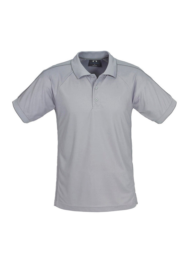 Resort Mens Short Sleeve Polo - Grey/Charcoal