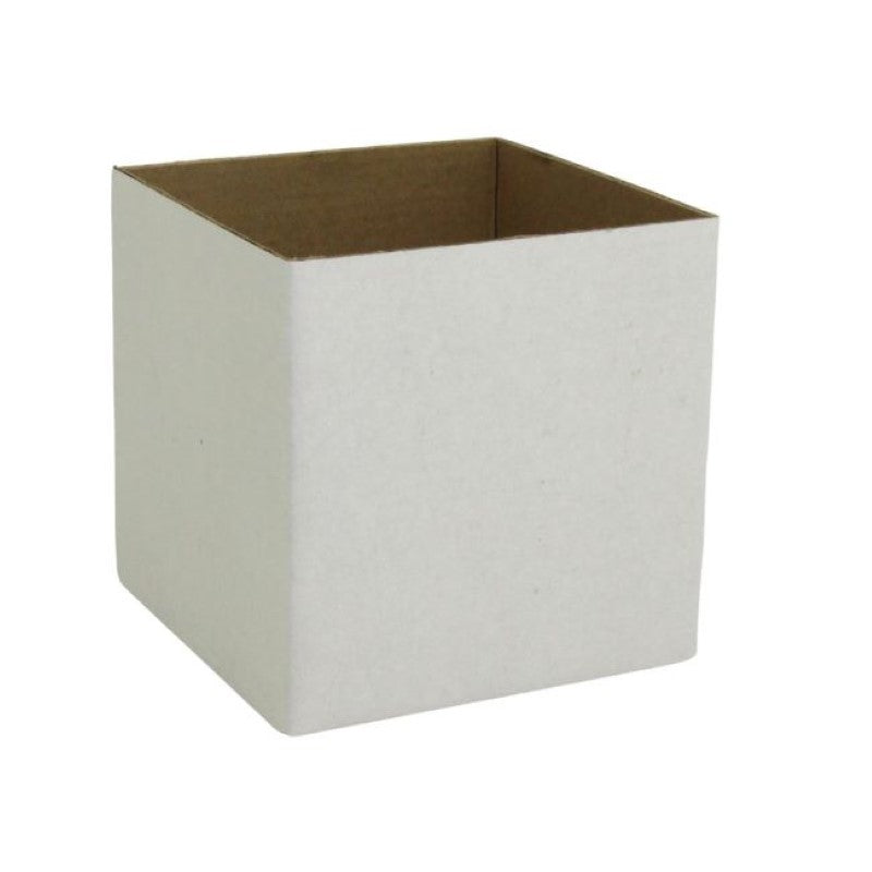 Florist Supplies - Posie Box Extra Mini Matte White Pack of 25