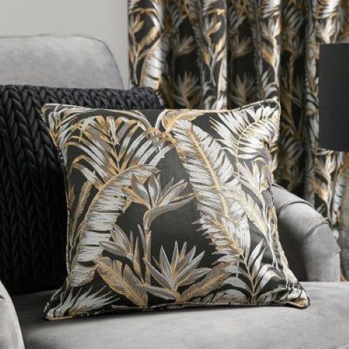 LLB Paradise Palm Black 43x43cm Cushion Cover