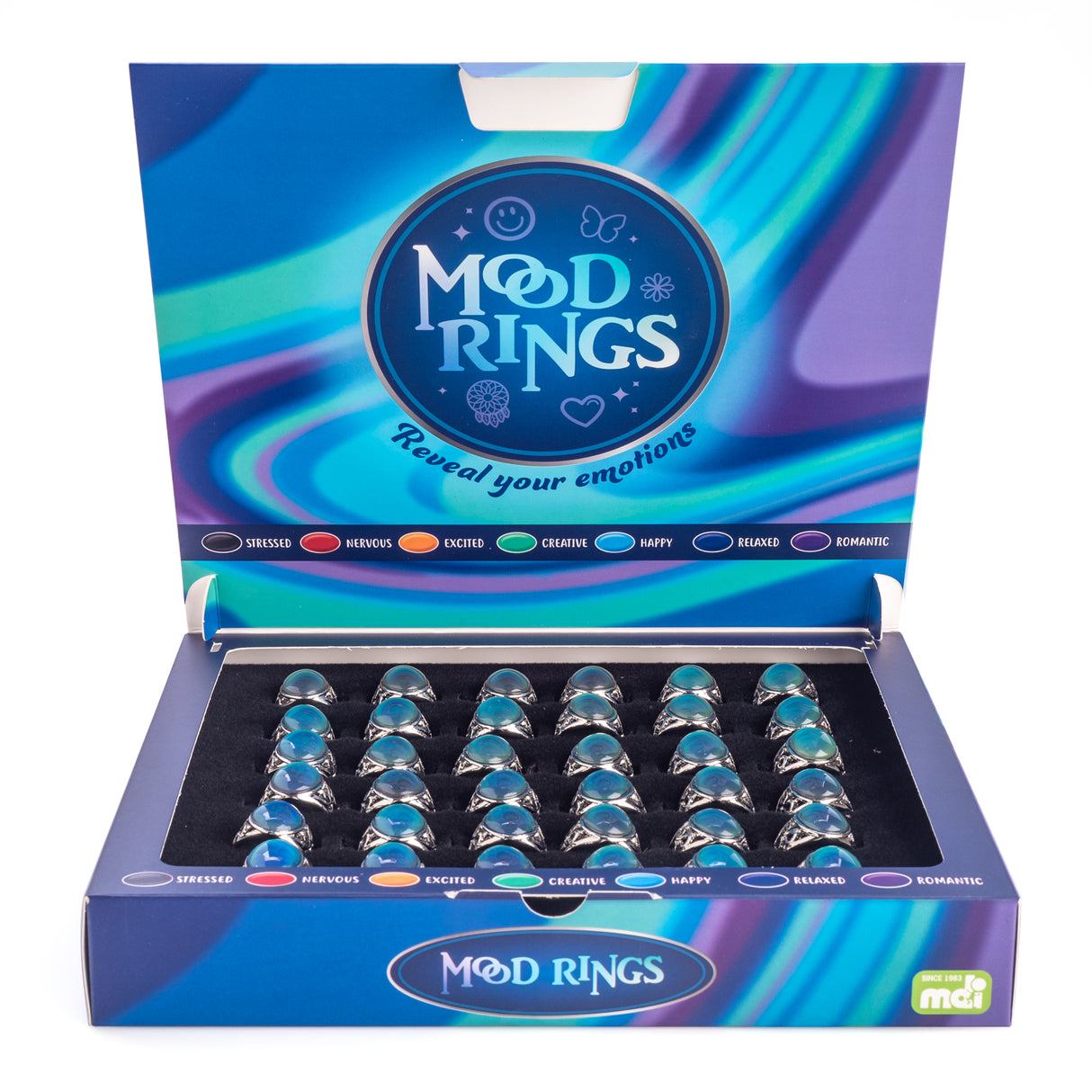 Vintage Mood Ring - Set of 36