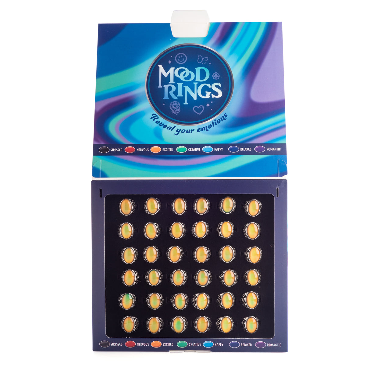 Vintage Mood Ring - Set of 36