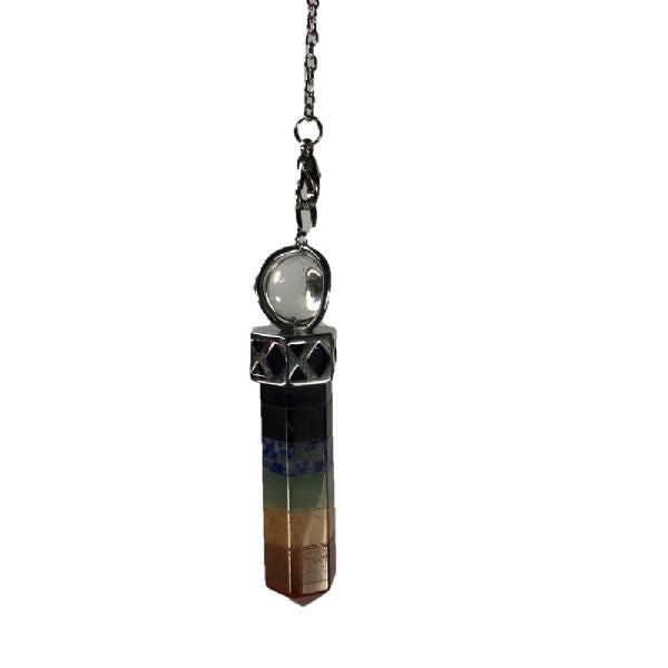Chakra Pendulum with Ball for energy balancing and intuitive dowsing; 4.7 x 1.2 cm, crafted for spiritual growth.