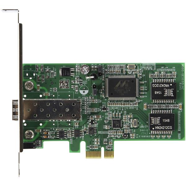 PCI Express Gigabit Ethernet Fiber Network Card w/ Open SFP - PCIe SFP Adapter