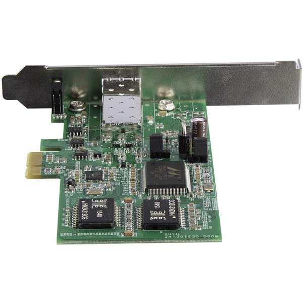 PCI Express Gigabit Ethernet Fiber Network Card w/ Open SFP - PCIe SFP Adapter