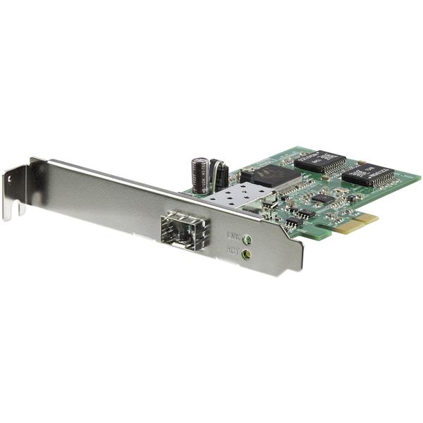 PCI Express Gigabit Ethernet Fiber Network Card w/ Open SFP - PCIe SFP Adapter