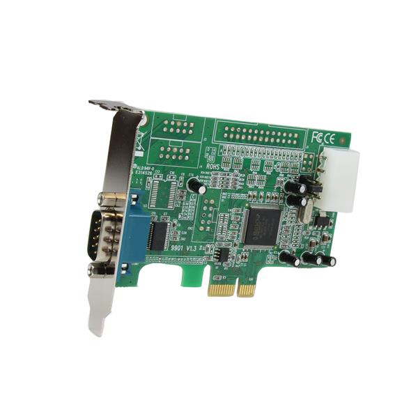 1 Port Low Profile Native RS232 PCI Express Serial Card with 16550 UART
