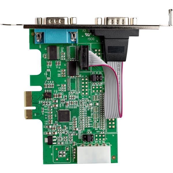 2 Port PCI Express RS232 Serial Adapter Card - Full Profile