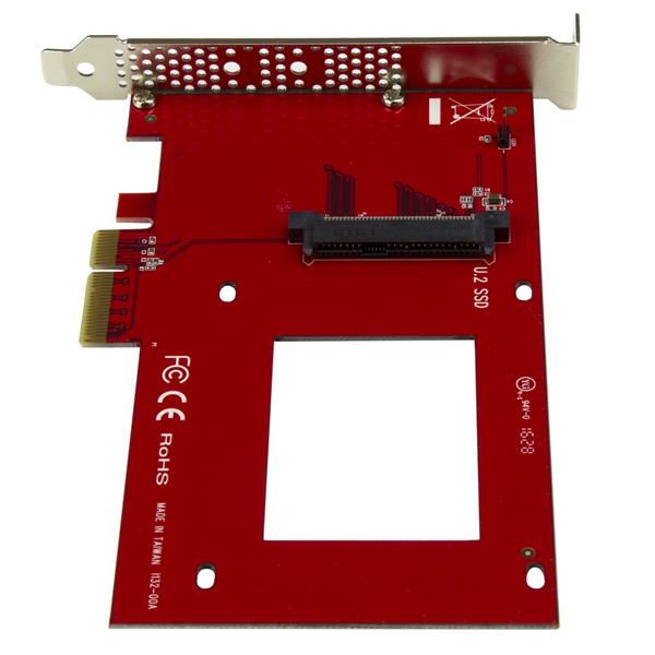 U.2 to PCIe Adapter for 2.5" U.2 NVMe SSD - SFF-8639 - x4 PCI Express 3.0