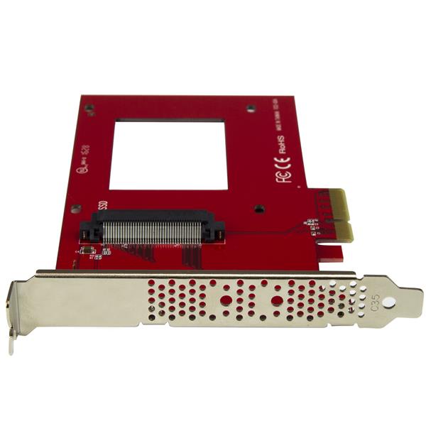 U.2 to PCIe Adapter for 2.5" U.2 NVMe SSD - SFF-8639 - x4 PCI Express 3.0