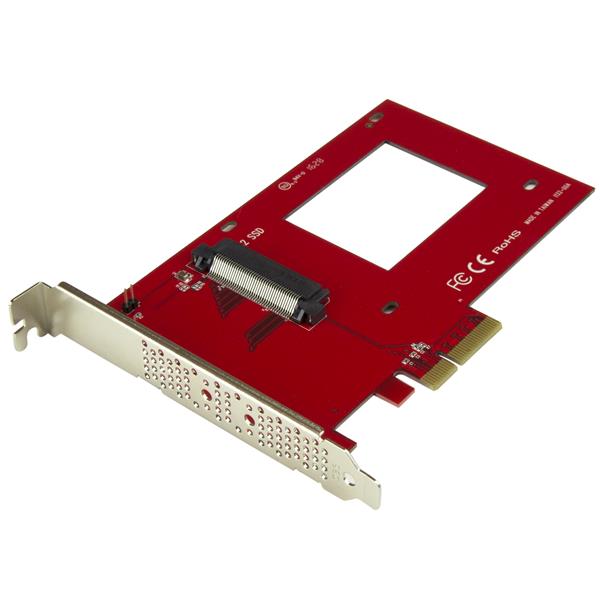 U.2 to PCIe Adapter for 2.5" U.2 NVMe SSD - SFF-8639 - x4 PCI Express 3.0