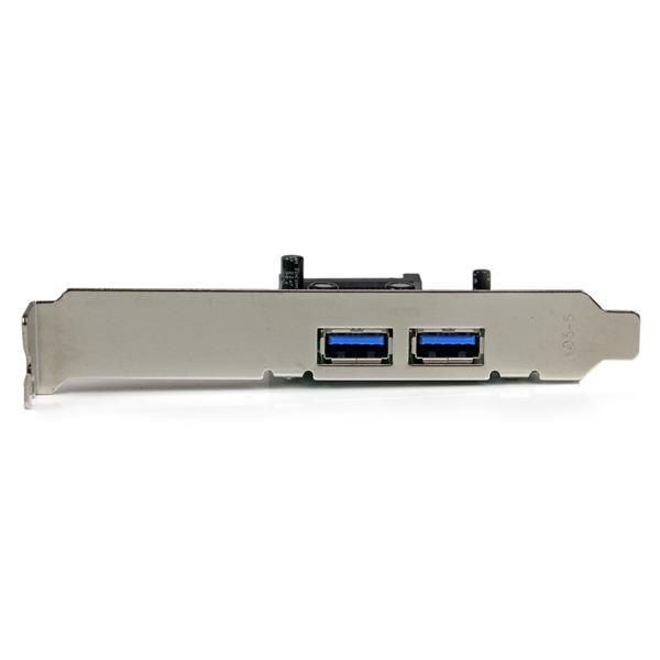 2 Port PCI Express (PCIe) SuperSpeed USB 3.0 Card Adapter with UASP - SATA Power