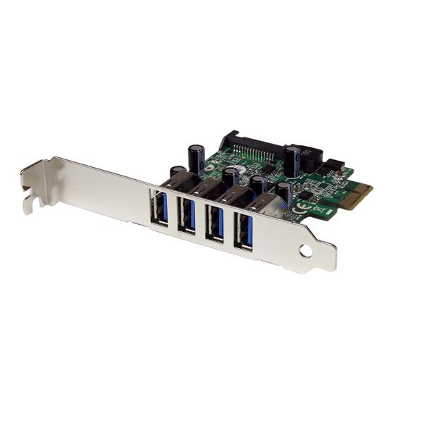 4 Port USB 3.0 PCI Express Card with UASP Support