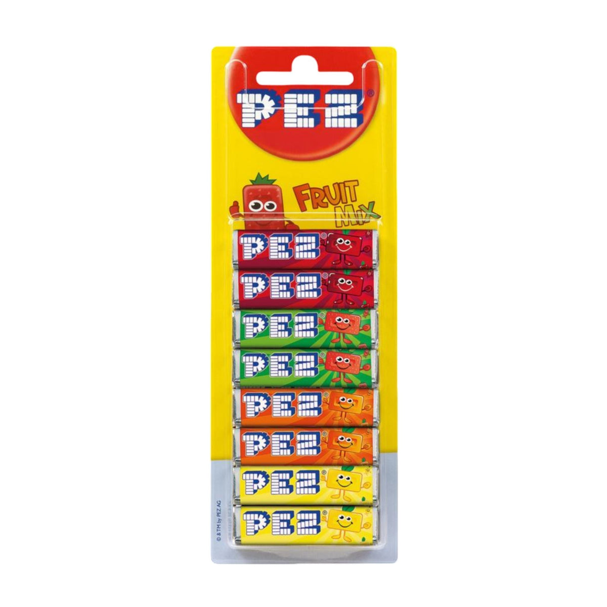 PEZ Refill Fruit 68g Display - 12pcs