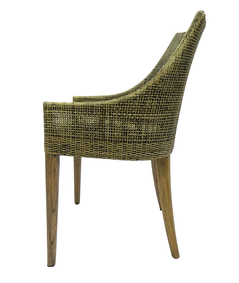 CANGGU ARMCHAIR - SMOKE & OATMEAL