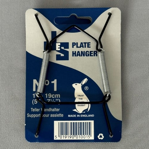 Jes Plate Hanger Black (13-19cm)