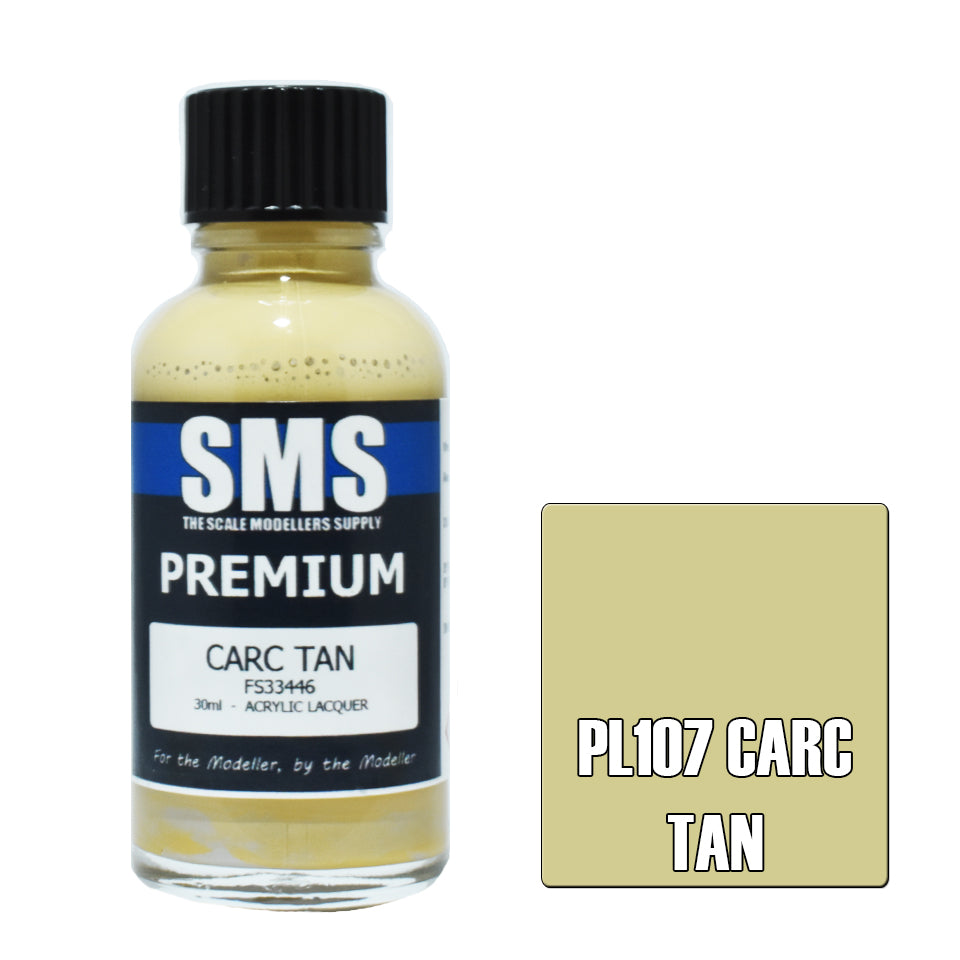 AIR BRUSH PAINT 30ML PREMIUM CARC TAN ACRYLIC LACQUER SCALE MODELLERS SUPPLY