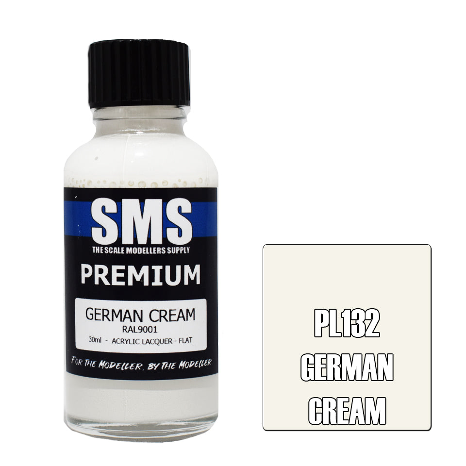 AIR BRUSH PAINT 30ML PREMIUM GERMAN CREAM ACRYLIC LACQUER