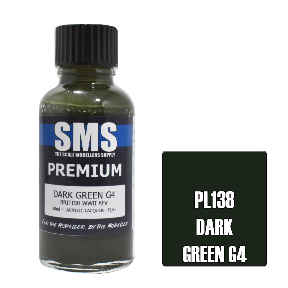 AIR BRUSH PAINT 30ML PREMIUM DARK GREEN G4 ACRYLIC LACQUER