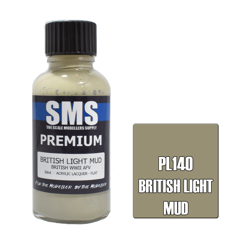 AIR BRUSH PAINT 30ML PREMIUM BRITISH LIGHT MUD ACRYLIC LACQUER