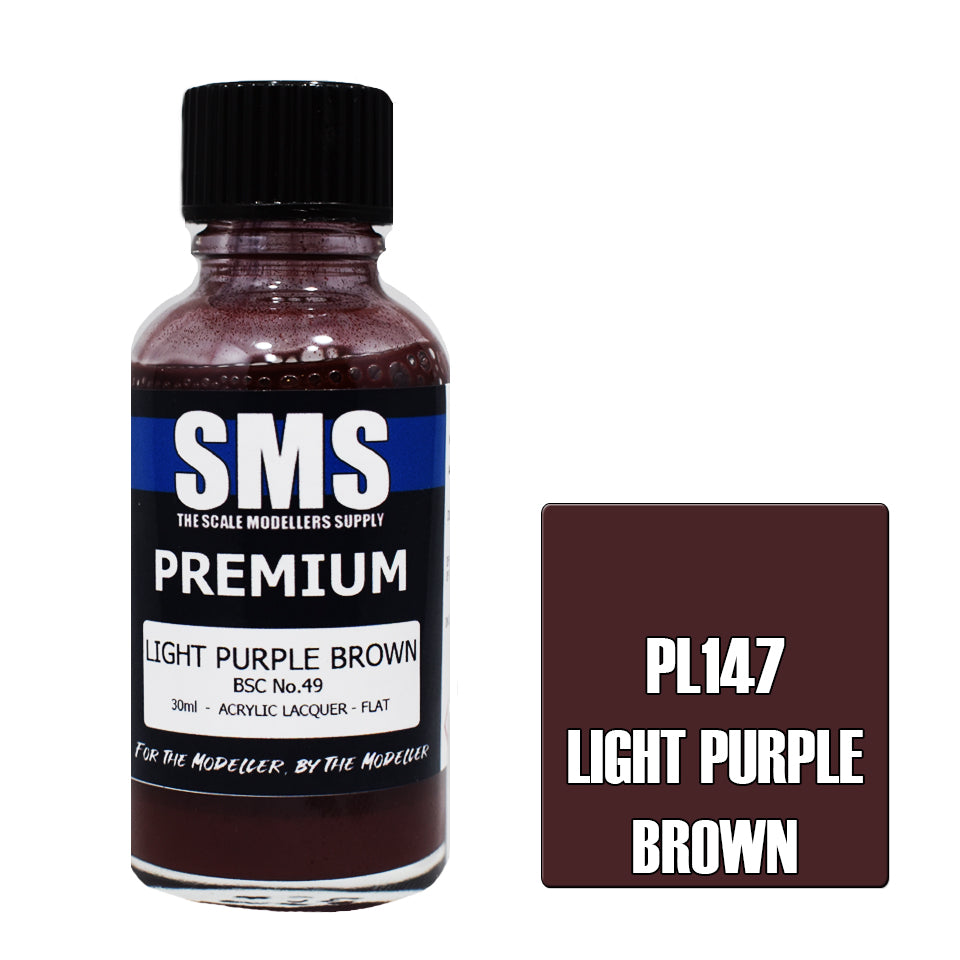 AIR BRUSH PAINT 30ML PREMIUM LIGHT PURPLE BROWN ACRYLIC LACQUER