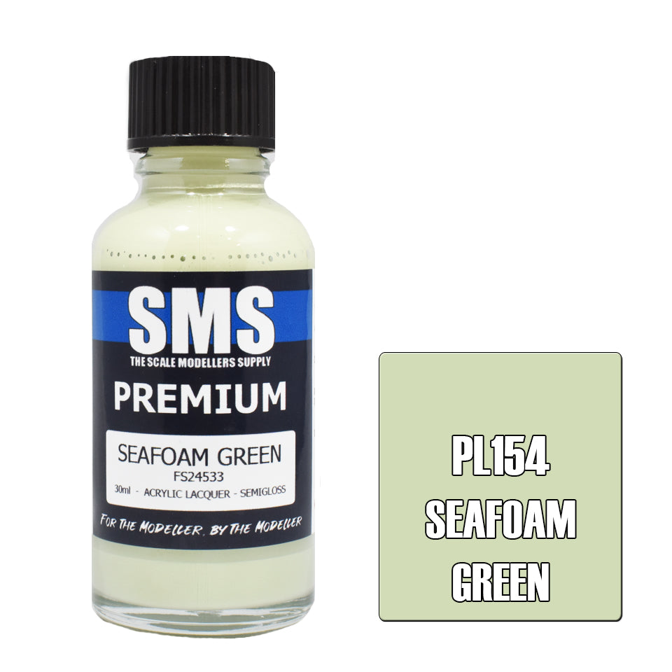 AIR BRUSH PAINT 30ML PREMIUM SEAFOAM GREEN ACRYLIC LACQUER