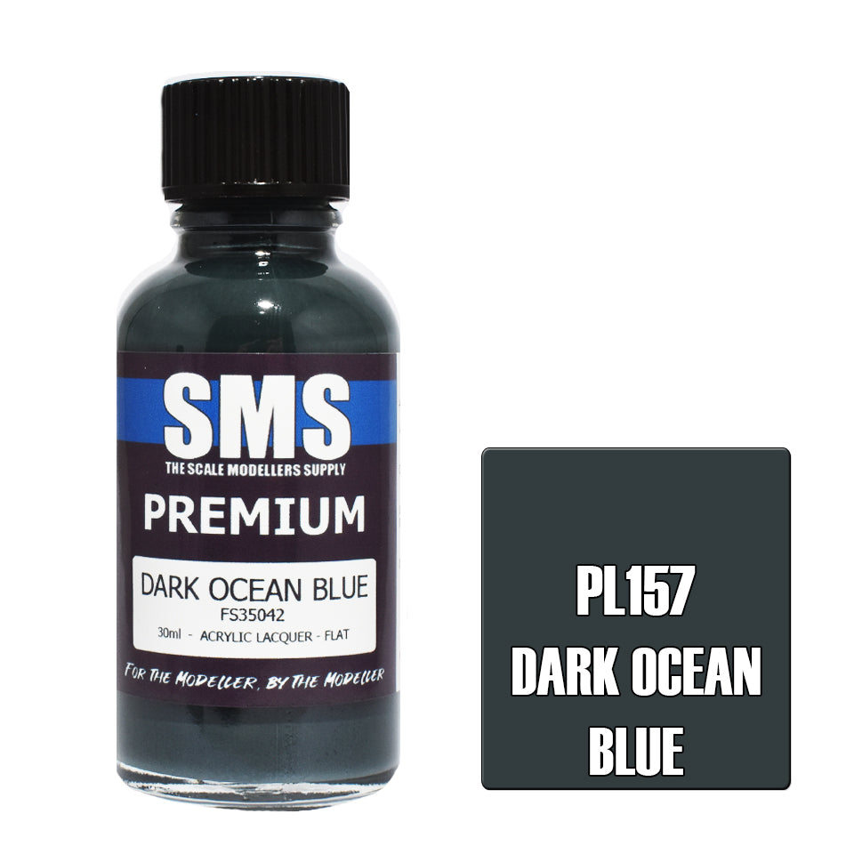 AIR BRUSH PAINT 30ML PREMIUM DARK OCEAN BLUE ACRYLIC LACQUER