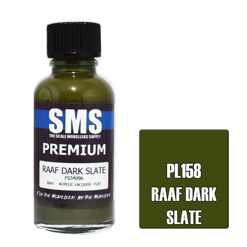 AIR BRUSH PAINT 30ML PREMIUM RAAF DARK SLATE ACRYLIC LACQUER