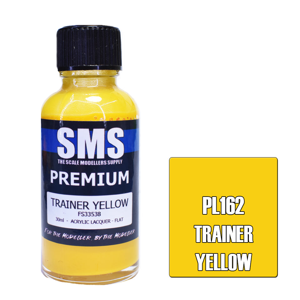 AIR BRUSH PAINT 30ML PREMIUM TRAINER YELLOW ACRYLIC LACQUER