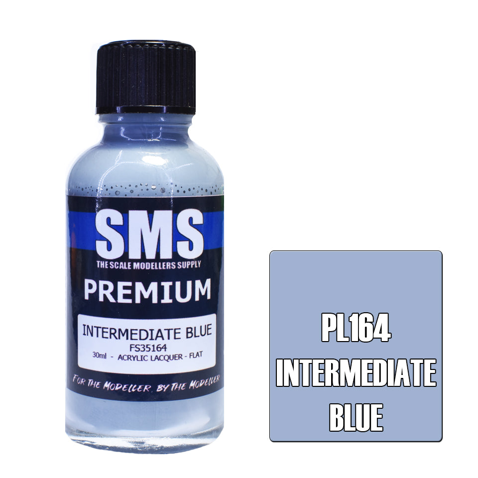 AIR BRUSH PAINT 30ML PREMIUM INTERMEDIATE BLUE ACRYLIC LACQUER