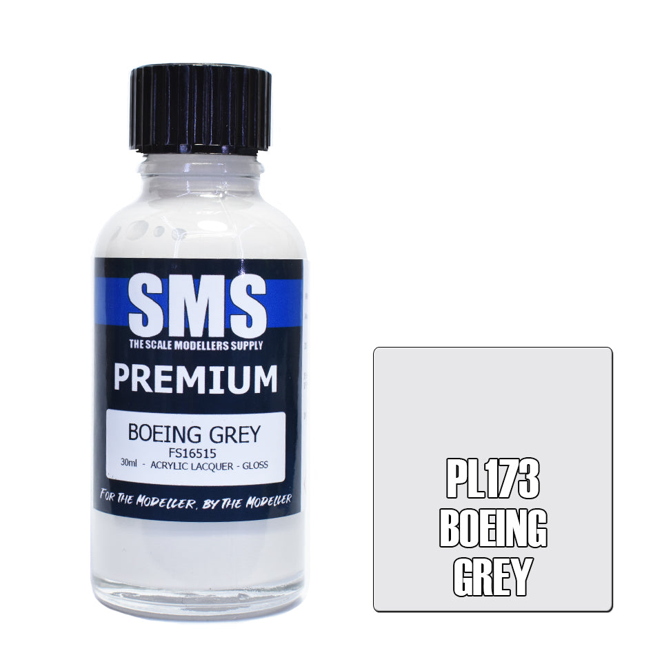 AIR BRUSH PAINT 30ML PREMIUM BOEING GREY ACRYLIC LACQUER SCALE MODELLERS SUPPLY