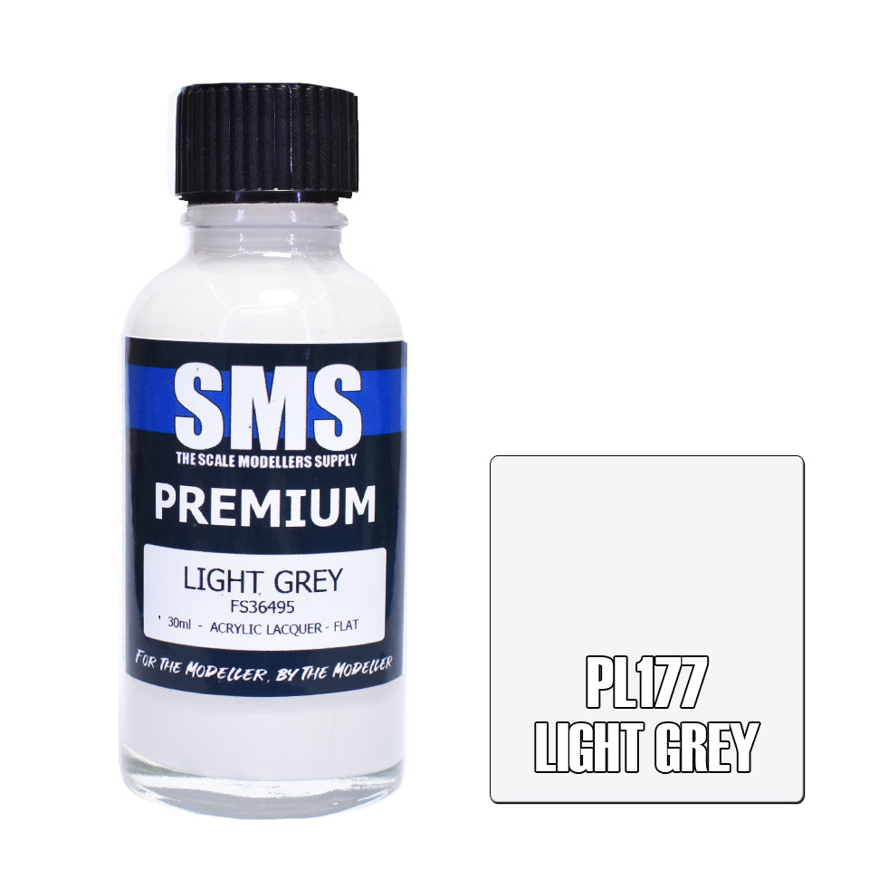 AIR BRUSH PAINT 30ML PREMIUM LIGHT GREY ACRYLIC LACQUER