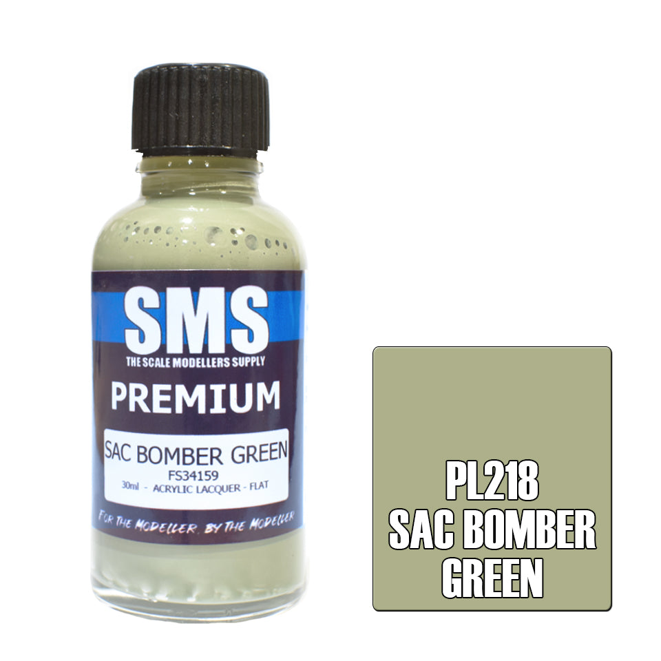 AIR BRUSH PAINT 30ML PREMIUM SAC BOMBER GREEN ACRYLIC LACQUER