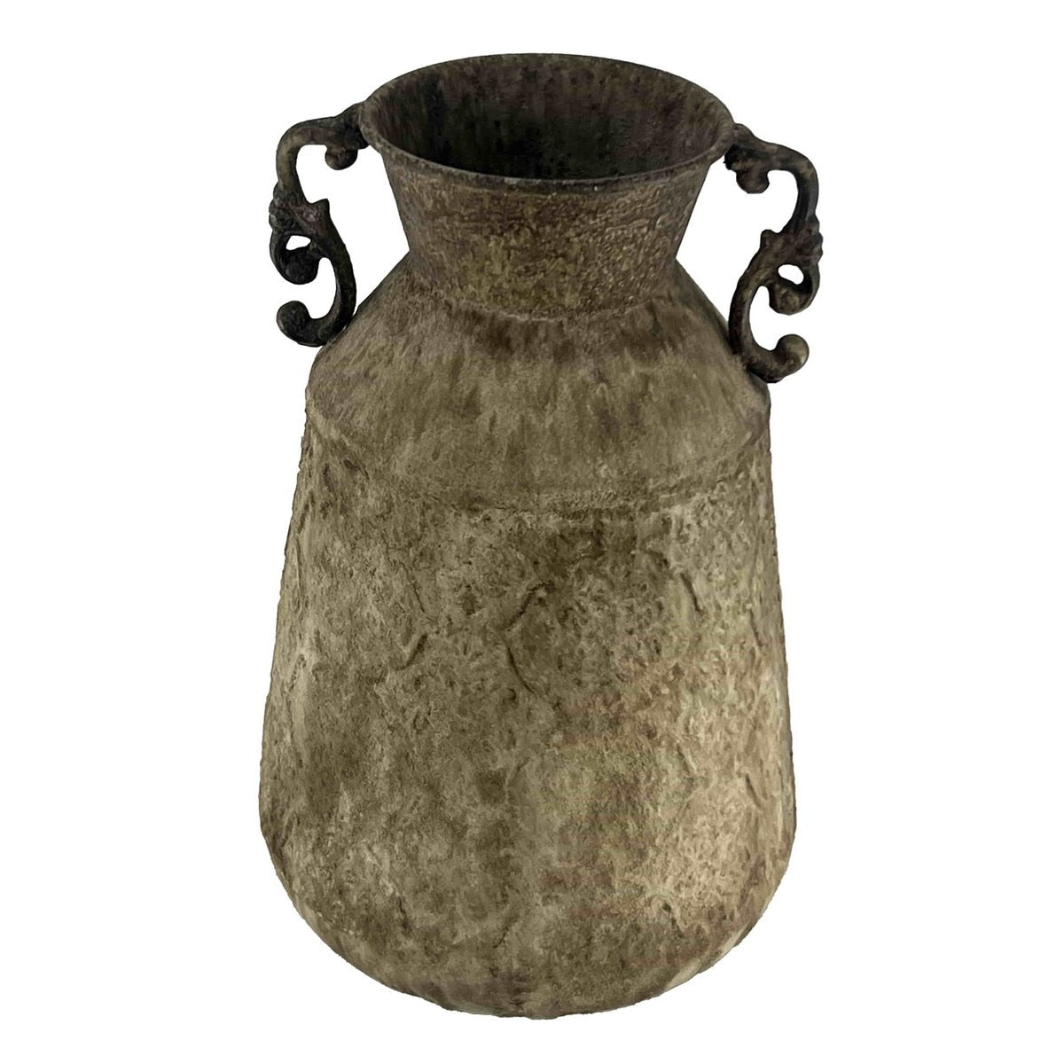 ANTIQUE METAL URN - 210x180x330