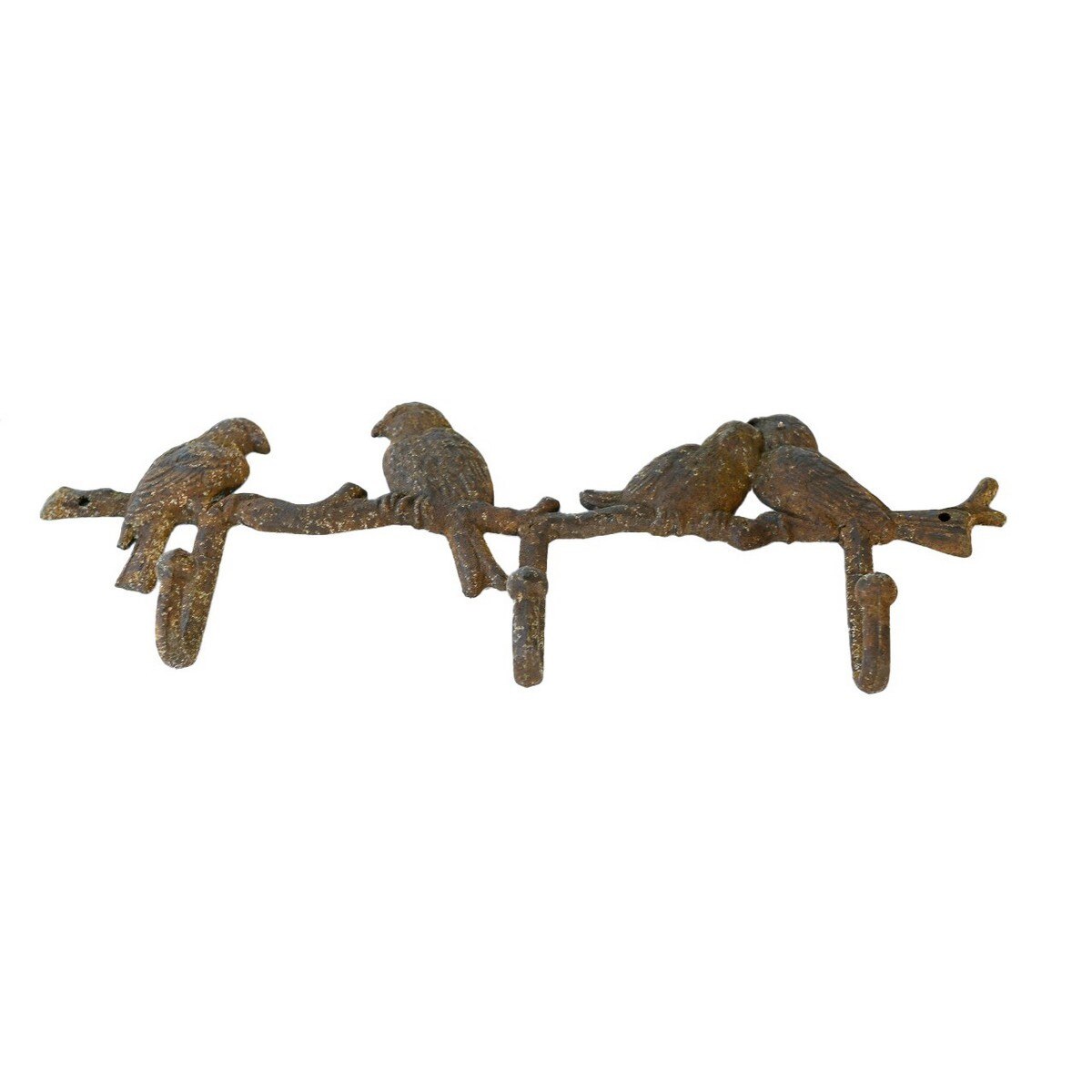 ANTIQUE METAL BIRDS COAT HANGER
