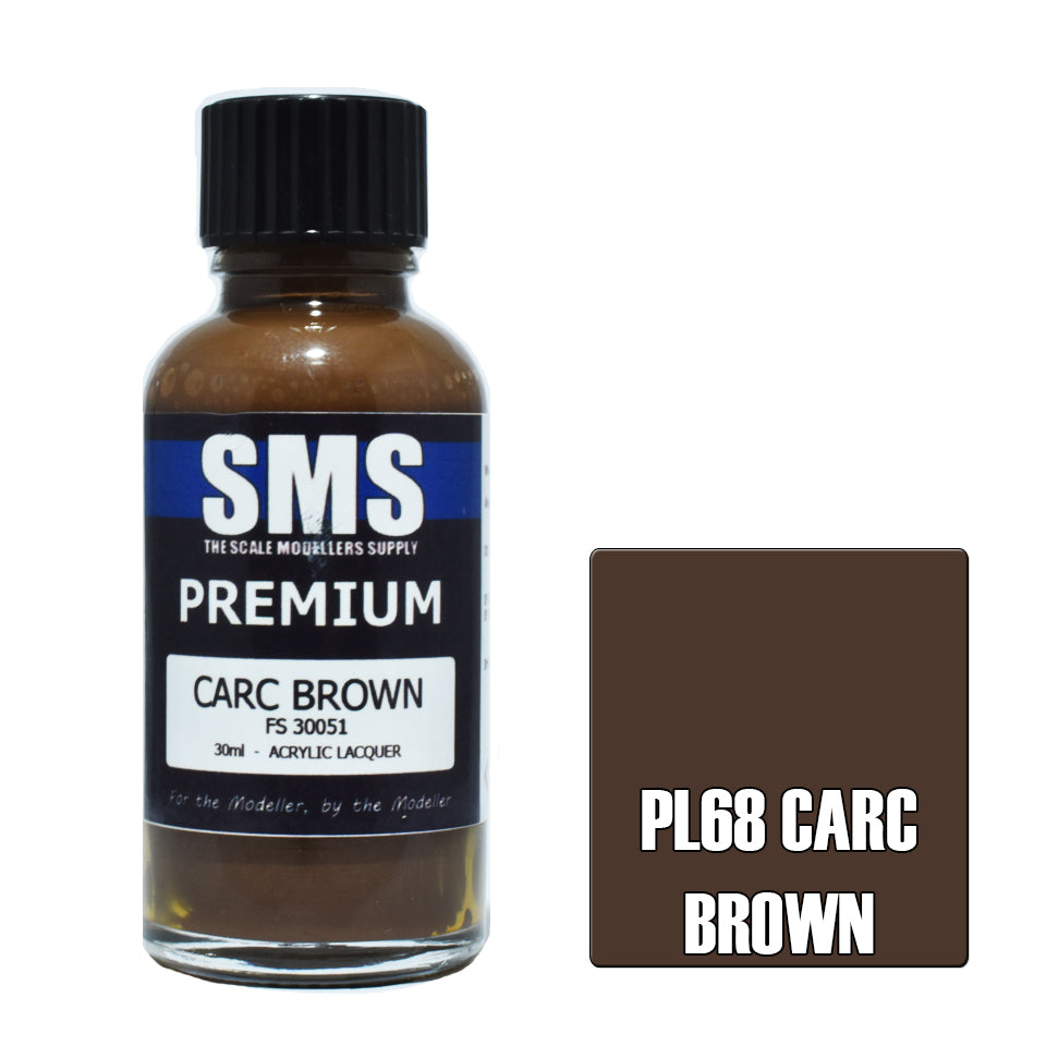 AIR BRUSH PAINT 30ML PREMIUM CARC BROWN ACRYLIC LACQUER SCALE MODELLERS SUPPLY