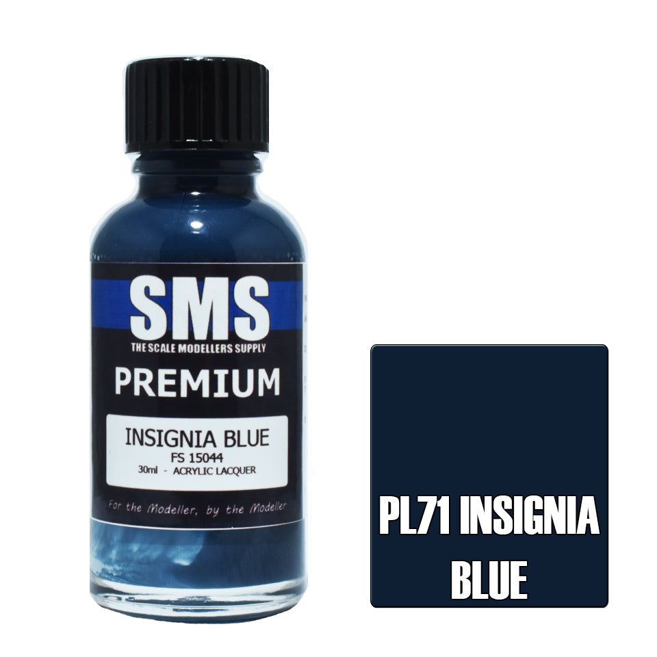 AIR BRUSH PAINT 30ML PREMIUM INSIGNIA BLUE ACRYLIC LACQUER