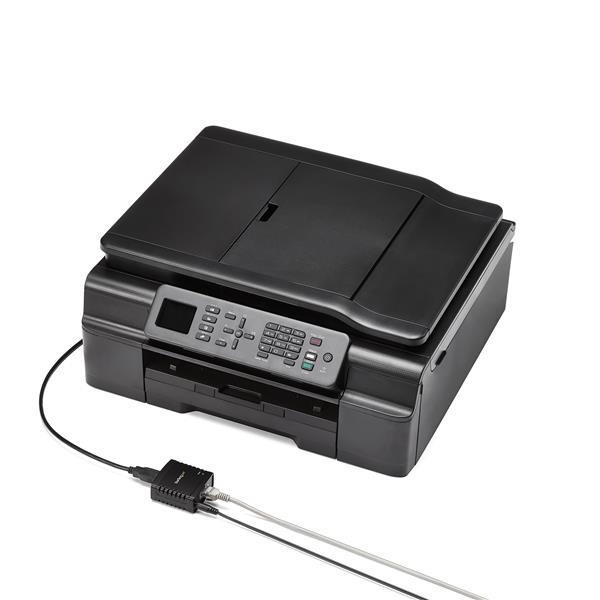 10/100Mbps Ethernet to USB 2.0 Network LPR Print Server