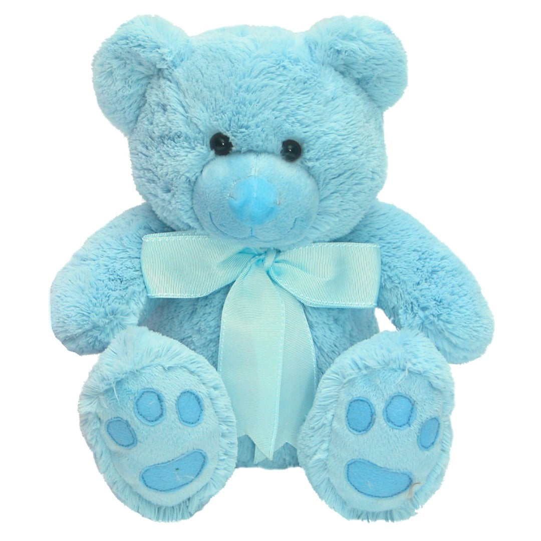 Soft Plush Toy - Roly Bear. Blue.