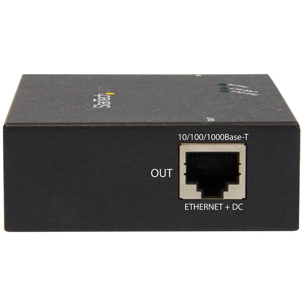 1-Port Gigabit PoE+ Extender - 802.3at and 802.3af - 100 m (330 ft)