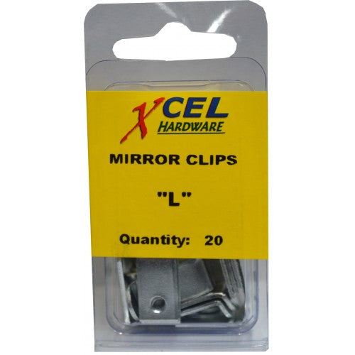 Mirror Clips N.P. "L" Mini 20pp