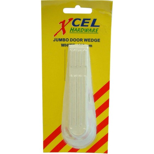 Door Wedge White 2 Per Card 100mm