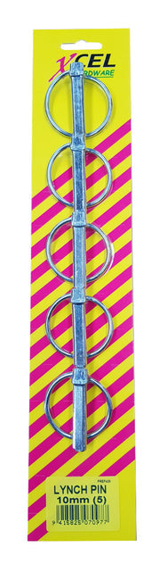 Lynch Pins 10mm 5 Per Card