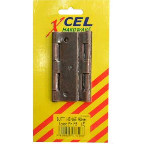 Hinges Butt 90mm Loose Pin Fb (2)