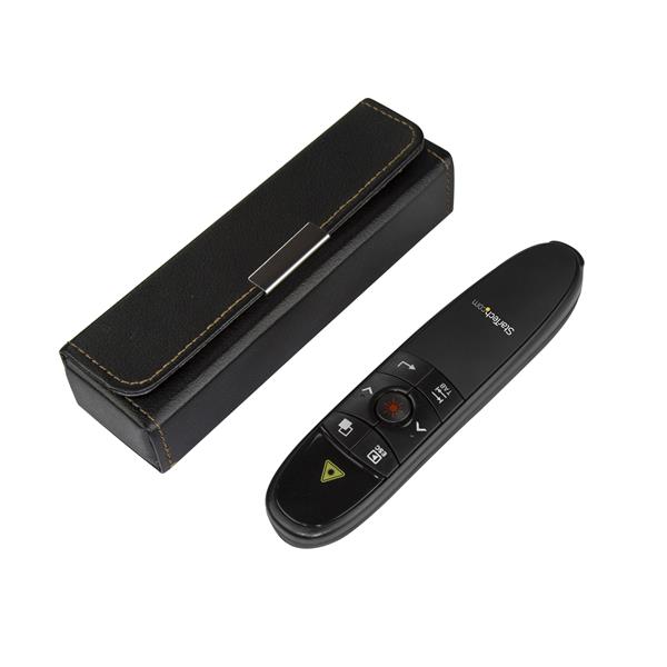 Wireless Presentation Remote w/ Red Laser Pointer - 27 m - Presentation Clicker