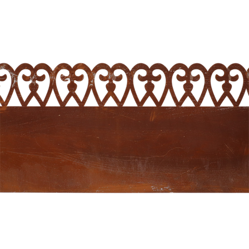 Lawn Edging Rust Curls Roll (4.8m)