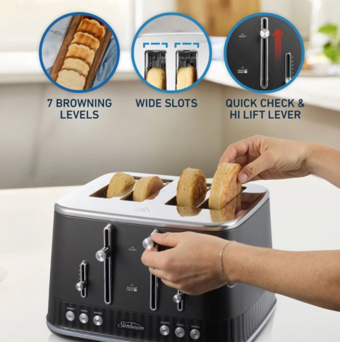 BREAKFAST PACK UP - Sunbeam FRENCH RIVIERA COLLECTION (BLACK)