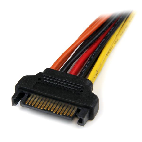 15cm (6in) Latching SATA Power Y Splitter Cable Adapter - M/F