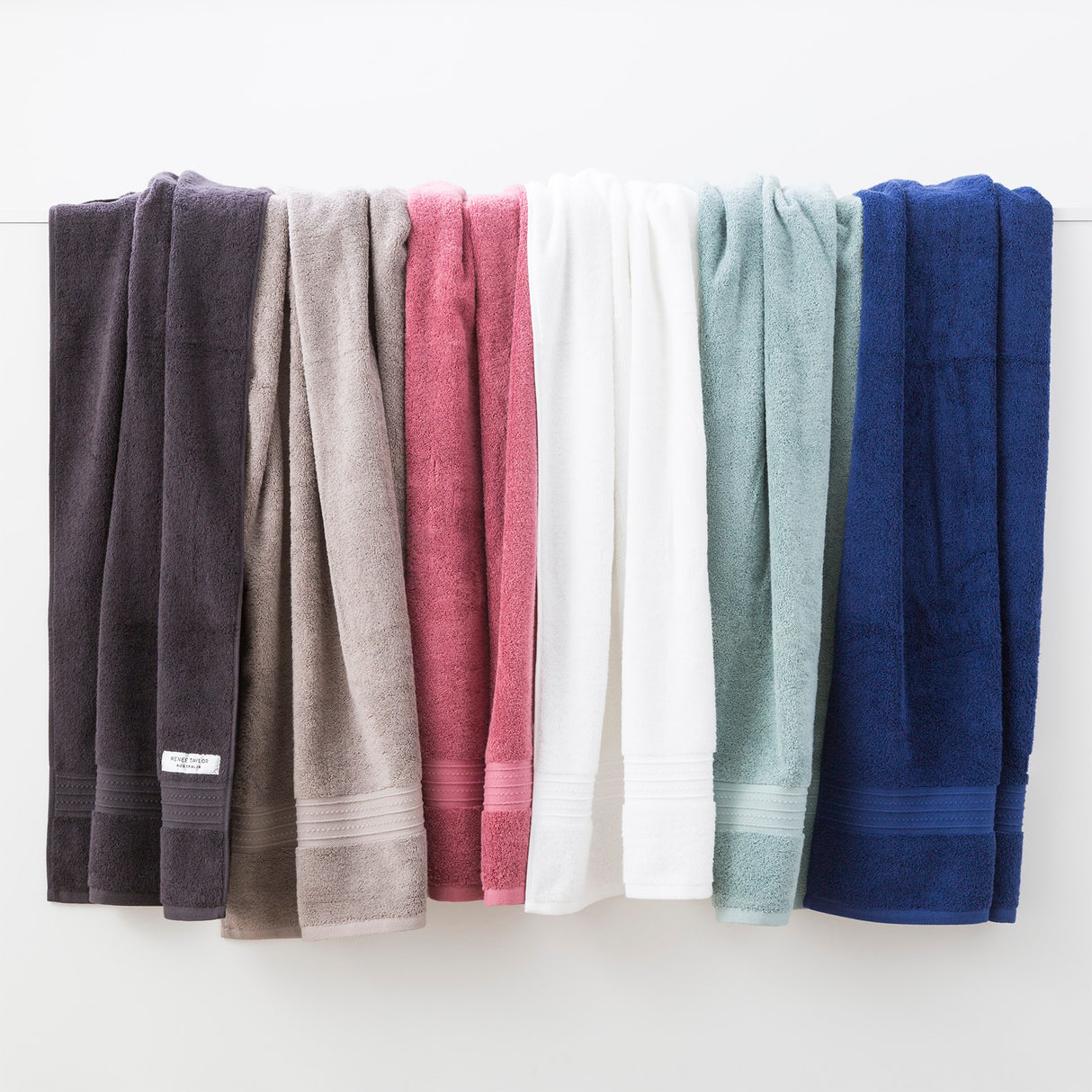 Renee Taylor Brentwood 650 GSM Low Twist 2 Pack Bath Sheet Bright