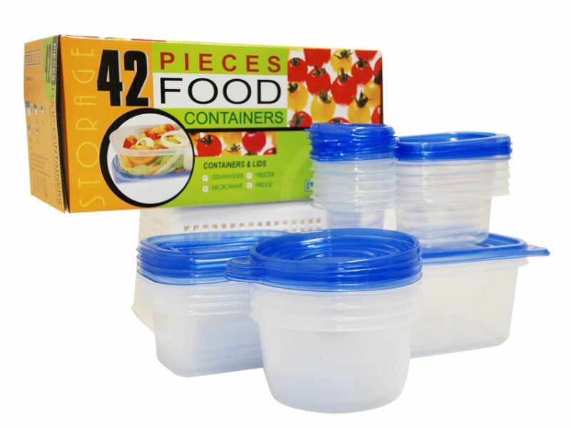 Plastic Containers Set - 21 Sets Assorted Size (12 Sets)