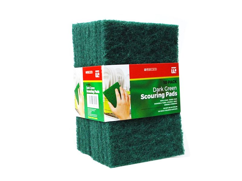 Green Scouring Pads - Maxcare (24 Packs)